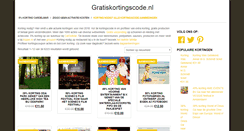 Desktop Screenshot of gratiskortingscode.nl